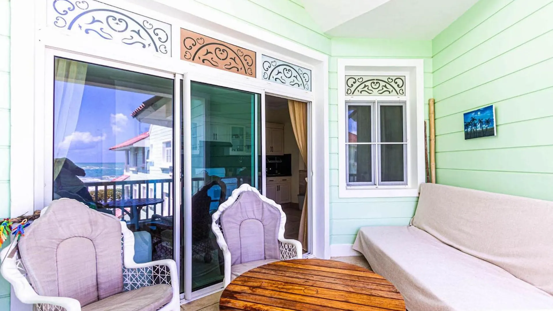 Oceanfront Apartment In Cabarete With Shared Pool And Beach Access